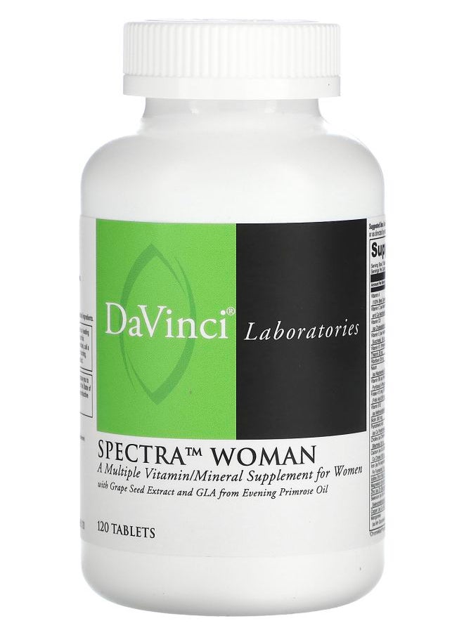 DaVinci Laboratories Spectra Woman Multiple Vitamin/Mineral 120 Tablets 