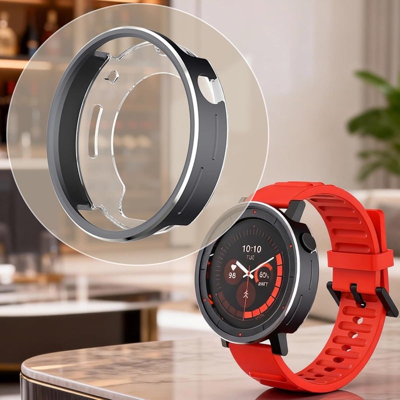ordinarYone Heavy Duty Metal Case Housing Sleeve For Smartwatch Shockproof Construction Anti Scratch Surfaces Precise Engineered Fit - Image 2