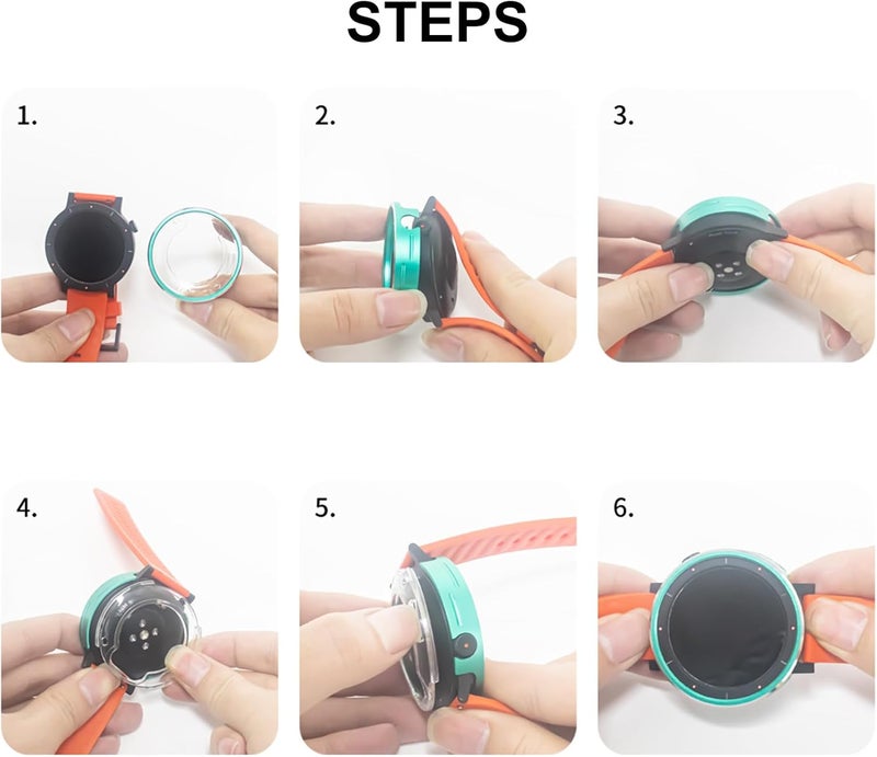 ordinarYone Heavy Duty Metal Case Housing Sleeve For Smartwatch Shockproof Construction Anti Scratch Surfaces Precise Engineered Fit - Image 3