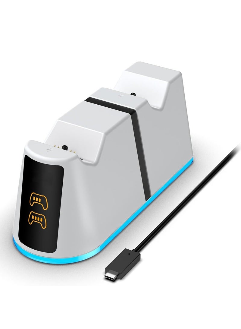PS5 Charging Station Dock-Dual Controller Charger for PlayStation 5 with LED Indicators&Included Type-C Cable,Fast Efficient PS5 Controller Charger - Image 1