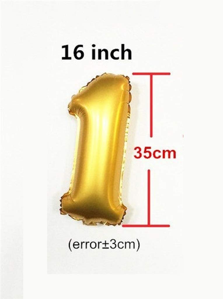Balloonistics Number Sixty 60 Gold Number Foil Balloon for Birthday Anniversary Celebration - Image 2