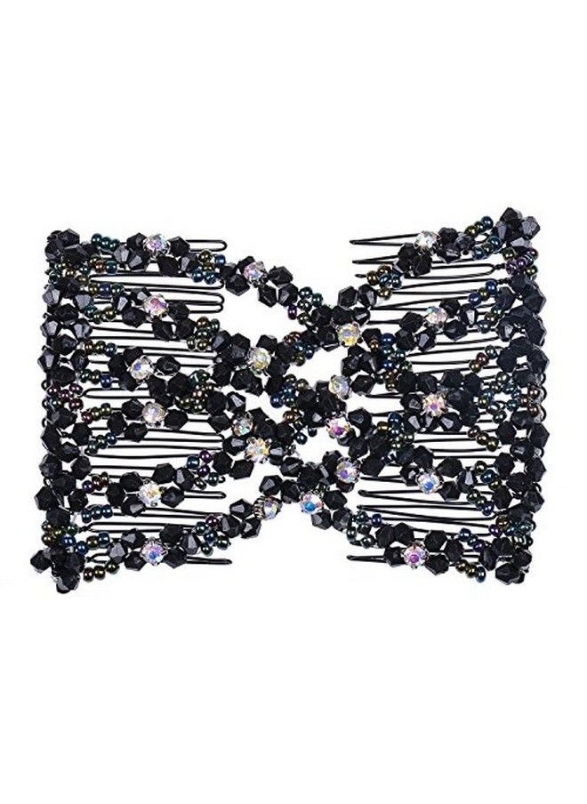 2Pcs Glass Bead Magic Hair Comb Elastic Double Insert Clips C Stretch Hair Head Comb - pzsku/ZF12929CA10BF4941BA58Z/45/_/1660656663/0c7d33fa-c7ae-46fd-9e4d-3551a894efc1