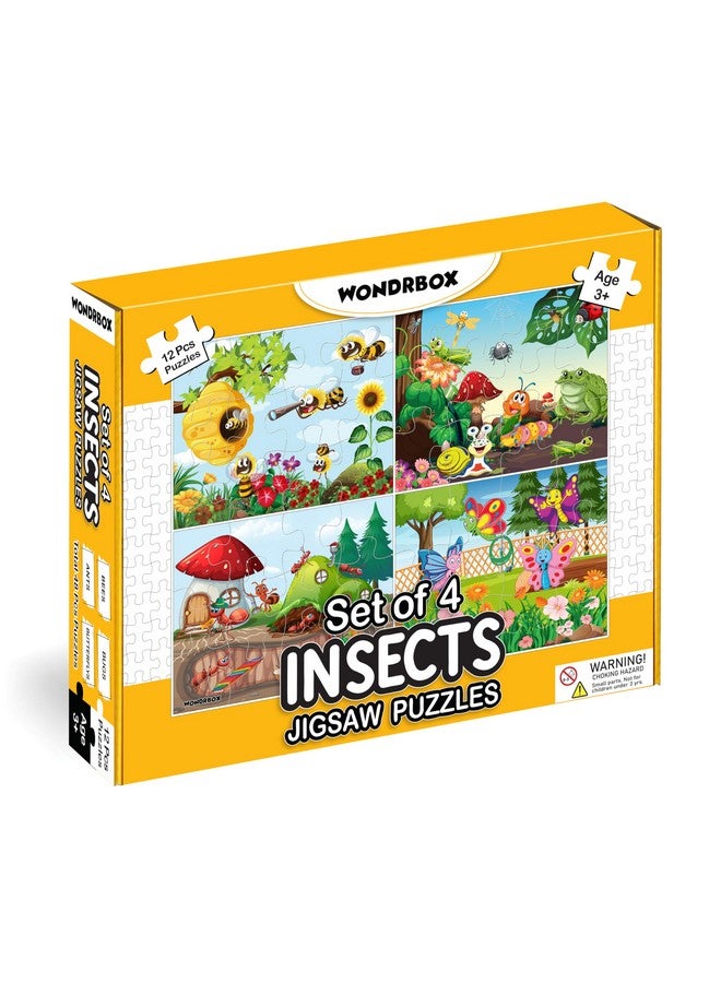 WONDRBOX Jigsaw Puzzle Birthday Gift Item for Age 2-6 Boys and Girls | Christmas Learning Gift Set for 2-6 Year Old Boys & Girls (Set of 5 Puzzles) - Image 2