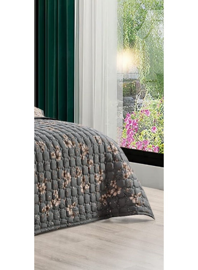 مون مفرش نفر ونص مشجر مضغوط يتكون من 4 قطع من المايكروفايبر مقاس 170*210سم - Image 4