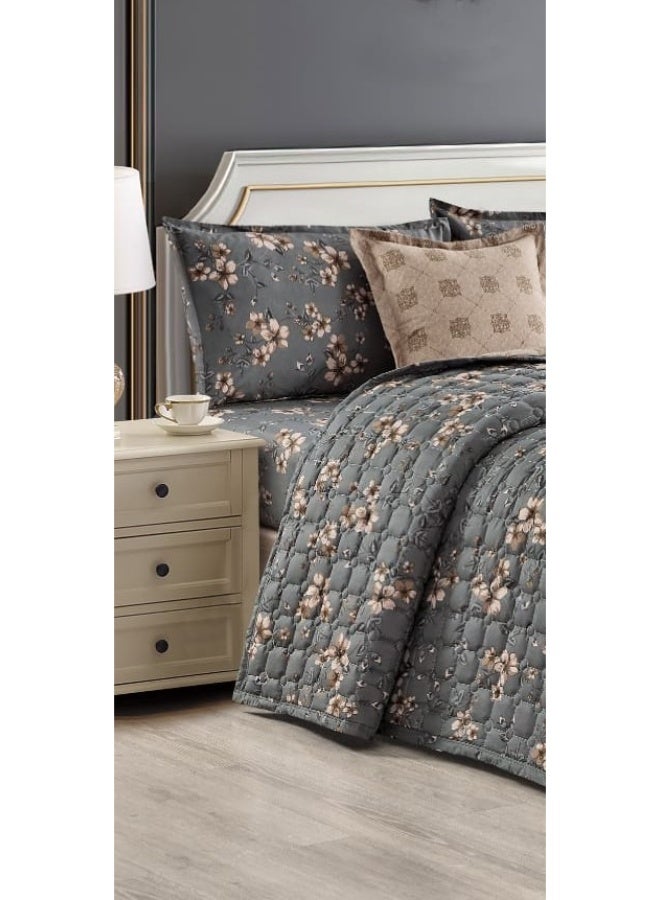 مون مفرش نفر ونص مشجر مضغوط يتكون من 4 قطع من المايكروفايبر مقاس 170*210سم - Image 2