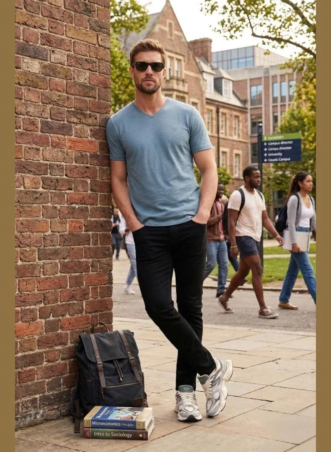 Buratti Buratti Slim Fit Low Waist Narrow Leg Jeans Men's DENIM PANTS 1115C63NAPOLI