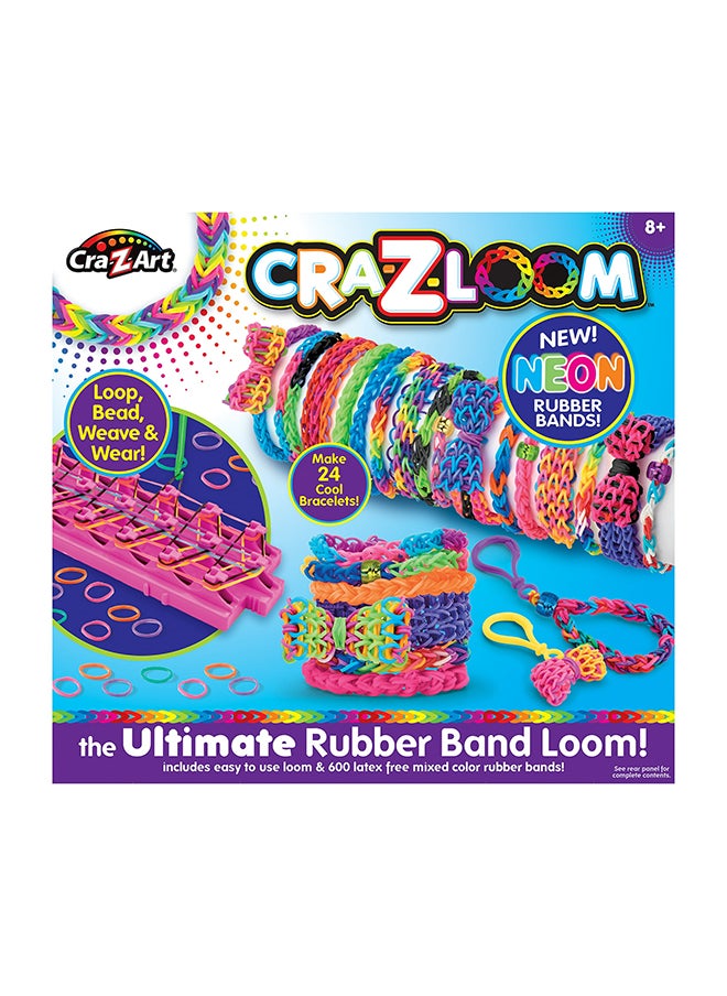 Cra-Z-Art - Cra-Z-Art Cra-Z-Loom The Ultimate Rubber Band Loom Kit - Image 1
