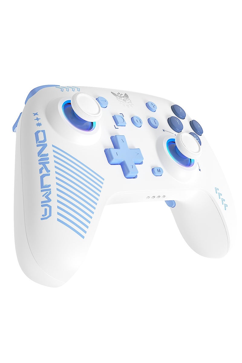 onikuma C1 Wireless Gaming Controller Gamepad 6-Axis Gyro Dual Vibration with RGB Lighting for Nintendo Switch Playstation PC - Image 1