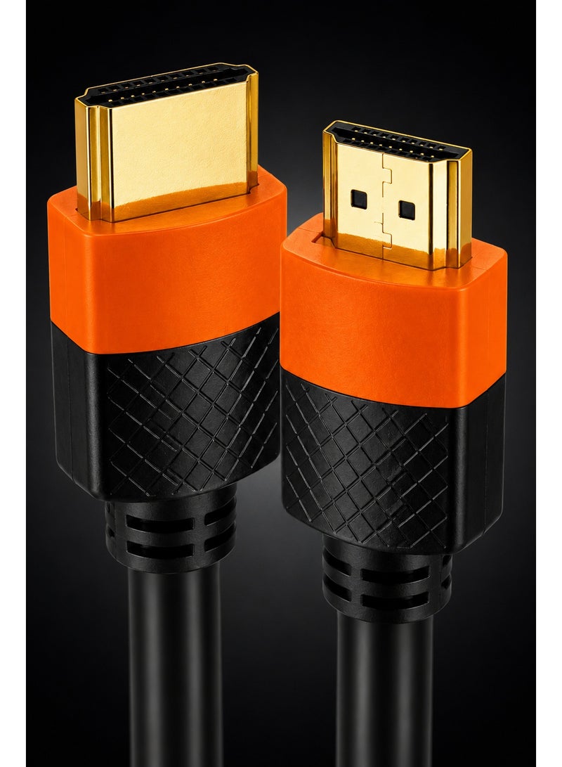 تي بي بردج كابل HDMI عالي السرعة بطول 10 أمتار – يدعم دقة 1080P، ومعدل تحديث 60 هرتز، وتقنيات HDR وHDCP و3D؛ متوافق مع أجهزة التلفاز، والشاشات، وأجهزة الألعاب، وأجهزة الكمبيوتر المحمولة. - Image 2