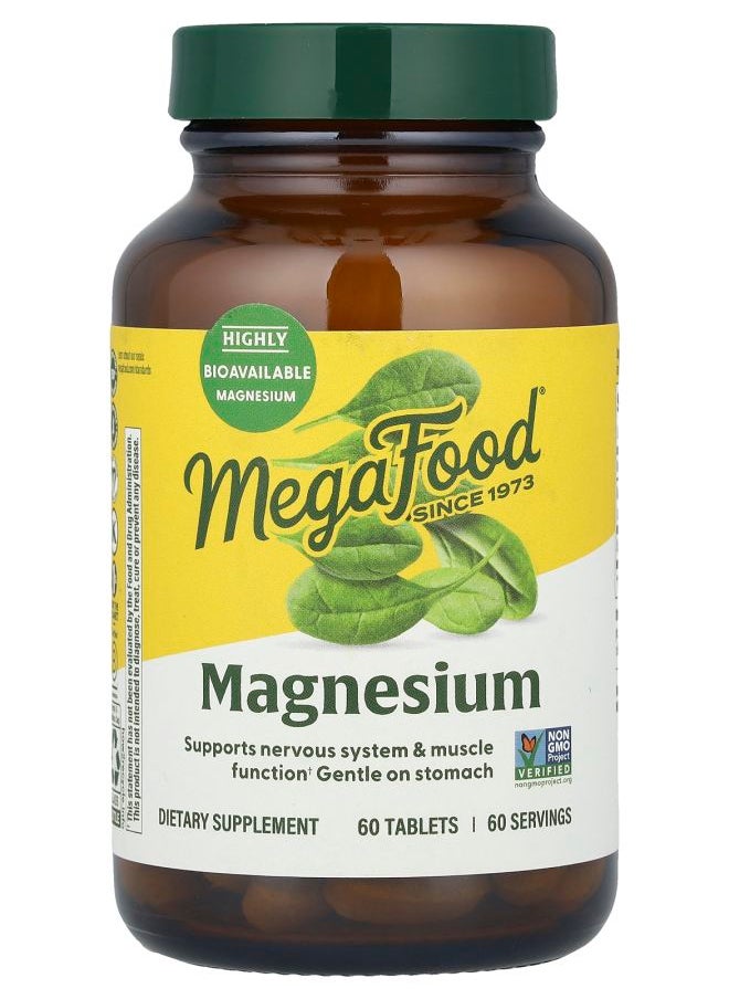 MegaFood Magnesium 60 Tablets 