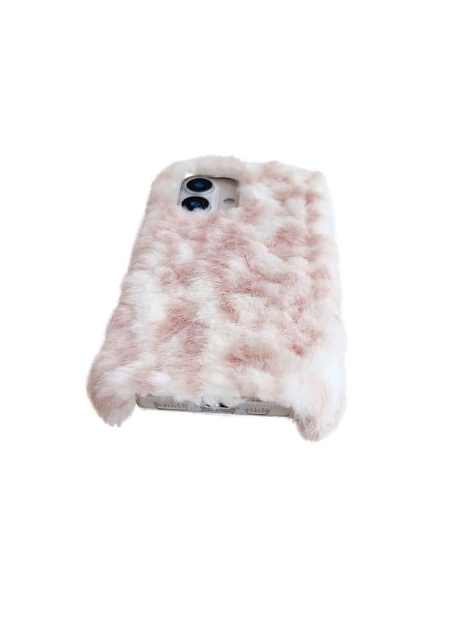 S-TOP Case For iPhone 16 Pro Max Leopard Print Plush TPU Phone Case - Image 4