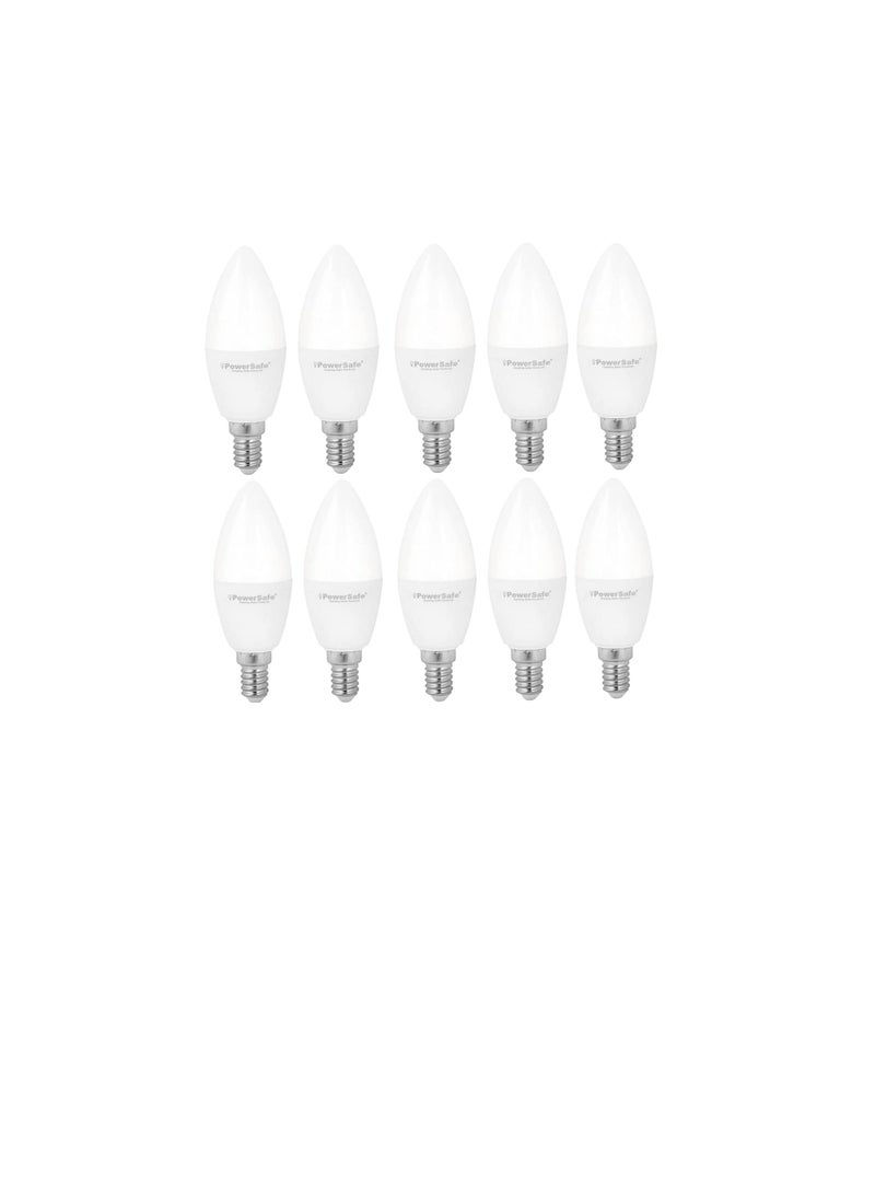 Power Safe PowerSafe Energy Saving 7W LED Candle Bulb E14 Holder with Surge Protection ESMA Approved WHITE - Image 3