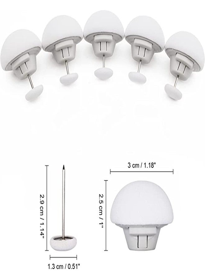 HKD Duvet Pin Duvet Clips, Duvet Cover Pins Comforter Clips with Soft Fabric Material | Double Sided Pin Fasteners with Long and Short Nails for Quilt, Cushions, Curtains- Set of 24 - Image 2