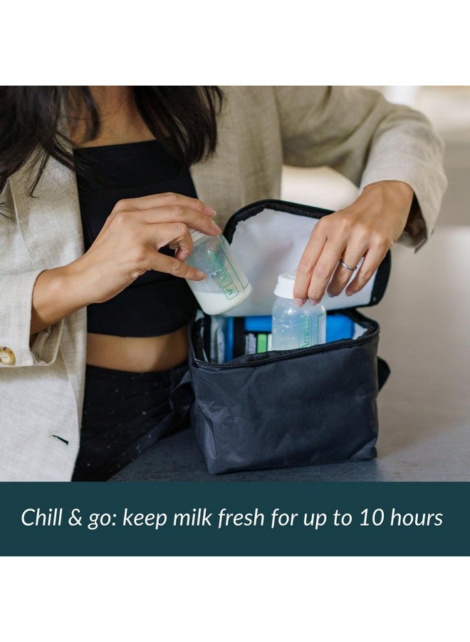 Ameda MYA Cool N Carry Portable Breast Milk Cooler Bag | Breastmilk Storage | Includes Insulated Cooler Bag & 3 Freezer Packs - Image 1