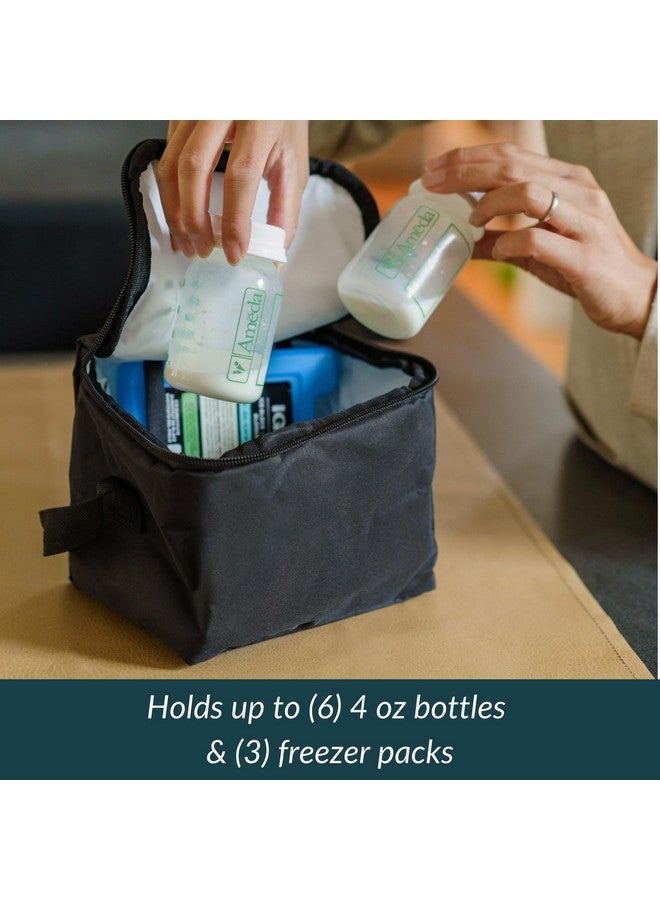 Ameda MYA Cool N Carry Portable Breast Milk Cooler Bag | Breastmilk Storage | Includes Insulated Cooler Bag & 3 Freezer Packs - Image 3