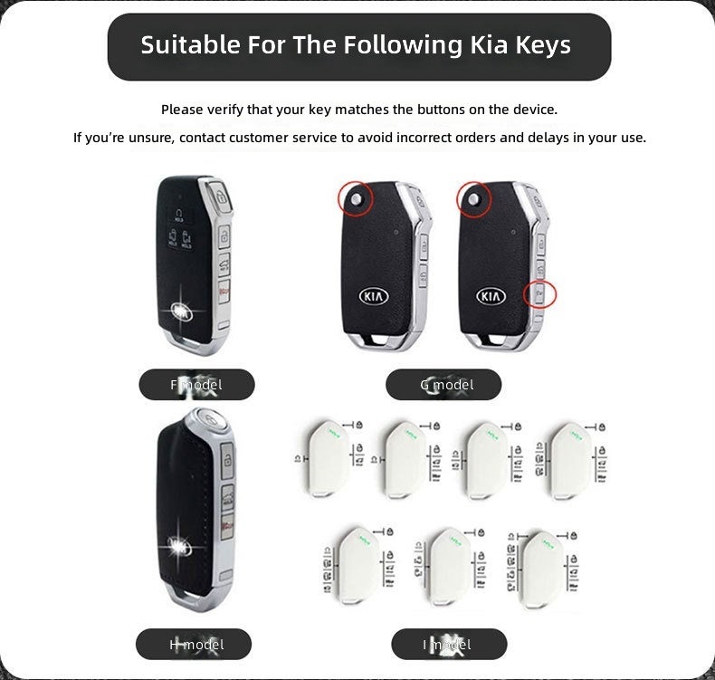KIA Premium Car Key Case for Kia K3, K2, KX3, KX5 - Stylish and Durable - Image 2