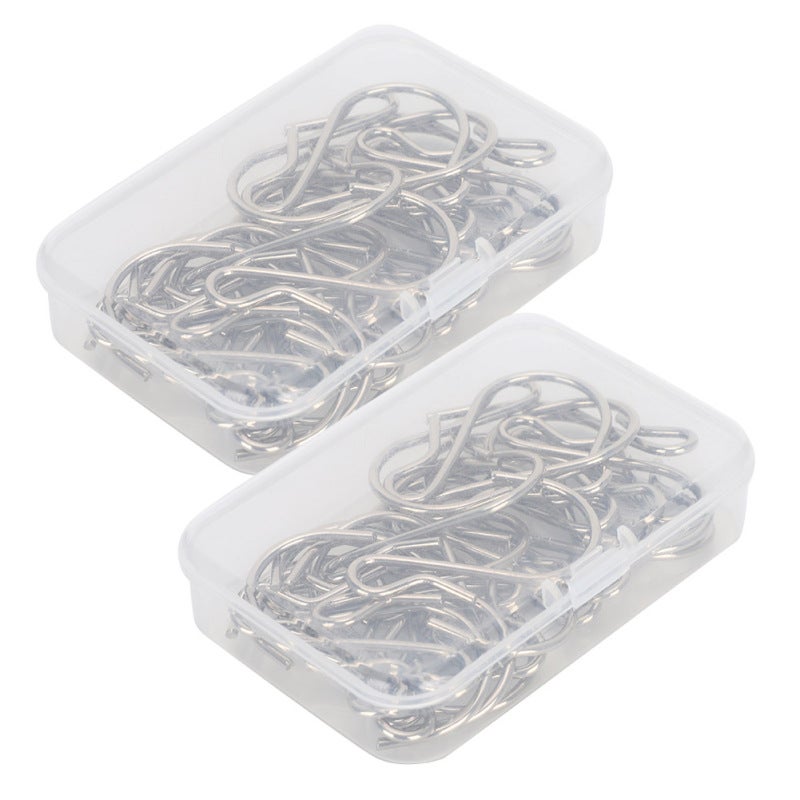 S Shaped Hooks: 10 Pack Nickel-Plated Iron Durable Rust-Resistant Utility Hooks - Tool-Free Installation Decorative Hooks for Home Kitchen Bathroom Closet Organization - Image 4