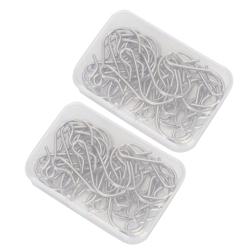 S Shaped Hooks: 10 Pack Nickel-Plated Iron Durable Rust-Resistant Utility Hooks - Tool-Free Installation Decorative Hooks for Home Kitchen Bathroom Closet Organization - Image 2