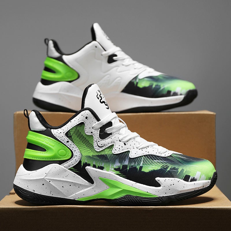 Basketball Shoes Men'S Fashion Running Sports Torre Shoes Parent-Child High-Top Comfortable Breathable Sneakers Men'S Shoes - Image 4