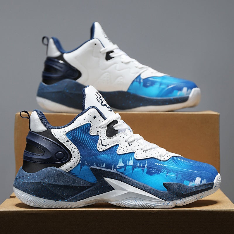 Basketball Shoes Men'S Fashion Running Sports Torre Shoes Parent-Child High-Top Comfortable Breathable Sneakers Men'S Shoes - Image 3