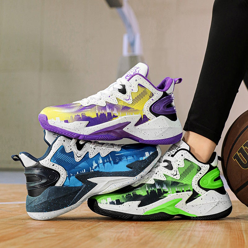 Basketball Shoes Men'S Fashion Running Sports Torre Shoes Parent-Child High-Top Comfortable Breathable Sneakers Men'S Shoes - Image 5