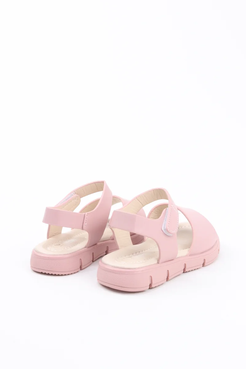 Viny PINK VINY Girls Casual Sandals – Lightweight Open-Toe Comfort Sandals for Girls, Adjustable Strap Summer Footwear, Everyday Casual Sandals for Kids (Black, Pink, White, Beige) for Women | Best Price UAE