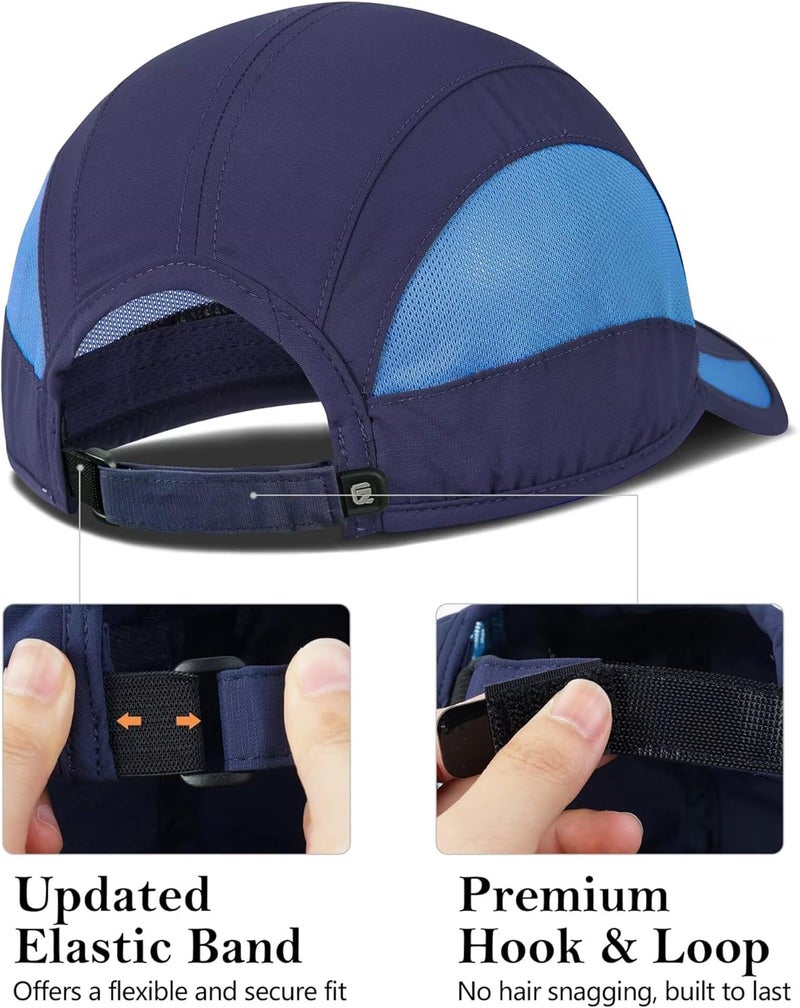 GADIEMKENSD Unstructured Quick Dry Sports Cap Outdoor Sun Protective Unisex - Image 3