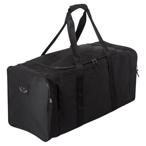 Jetstream Heavy Duty Hockey Bag | Multi Pocket Travel Duffel Bag | Large Sports Gym Equipment with Water Repellency | Foldable Luggage Bag with Padded Handles For Camping (32 Inch, Black) - Image 1