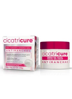 CICATRICURE Cicatricure Face Moisturizer, Antimanchas Brightening Moisturizing Gel Cream, Reduces Dark Spots, Patches and Boosts Skin Glow + Natural Radiance, 1.7 Ounces 
