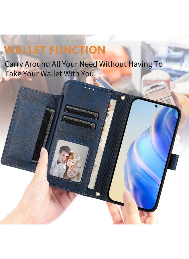 Zaboon Case For iPhone 11 Pro Max Multi-Card Slots Zipper Wallet Leather Phone Case - Image 5