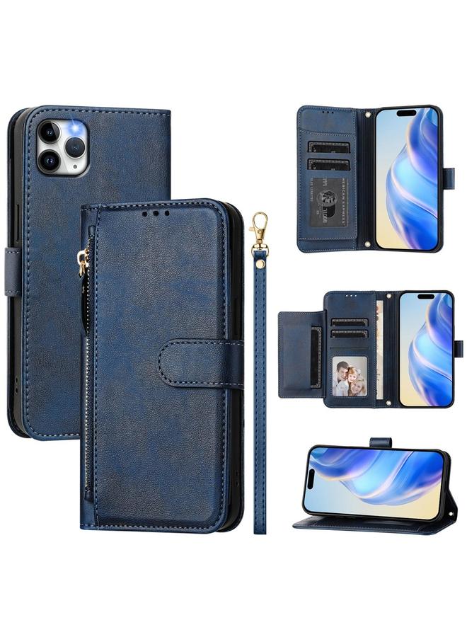 Zaboon Case For iPhone 11 Pro Max Multi-Card Slots Zipper Wallet Leather Phone Case - Image 1
