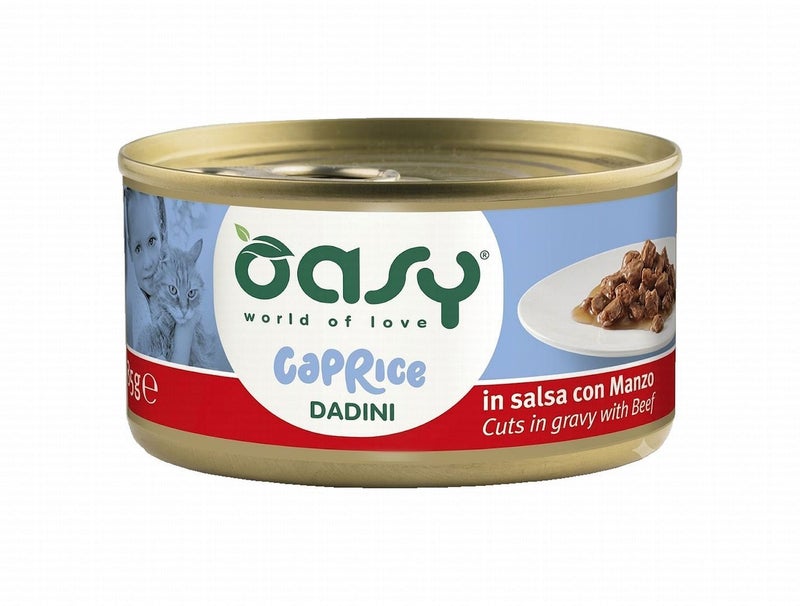 Wet Cat Food with Beef in Gravy, 85 g
