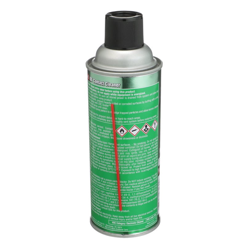 CRC QD Contact Cleaner 03130 â€“ 11 WT OZ, Plastic Safe Electronics Aerosol Cleaner, Suitable for Sensitive Electronic Equipment