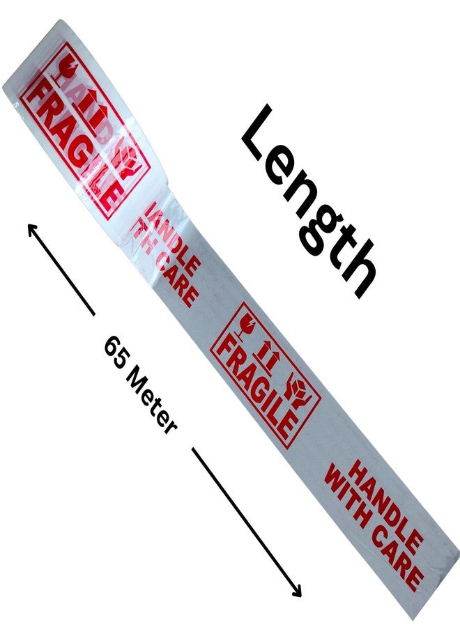 SINGHAL Handle with Care Fragile Tape Printed Tape Packaging Tape (3 Roll) 48mm X 65 Meter - Image 3