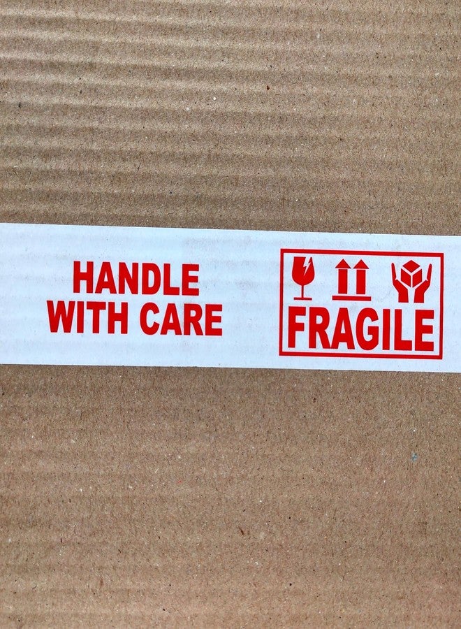 SINGHAL Handle with Care Fragile Tape Printed Tape Packaging Tape (3 Roll) 48mm X 65 Meter - Image 2