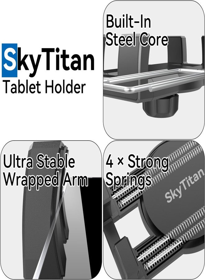 SkyTitan Tablet Holder Clamp Mount Stand Replacement Part for iPad 17mm Ball Mount Adapter - Image 5