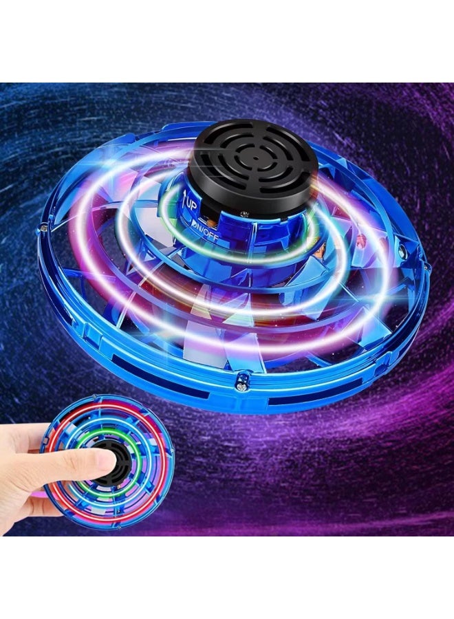 hayapoint Flynova Flying Spinner Toy, UFO Gyro Spinner Mini Drone with RGB LED Lights, 360° Rotating Boomerang Spinner, USB Rechargeable Flying Ball Toy, Safe Hand-Controlled Indoor & Outdoor Fun for Kids and Adults - Image 2