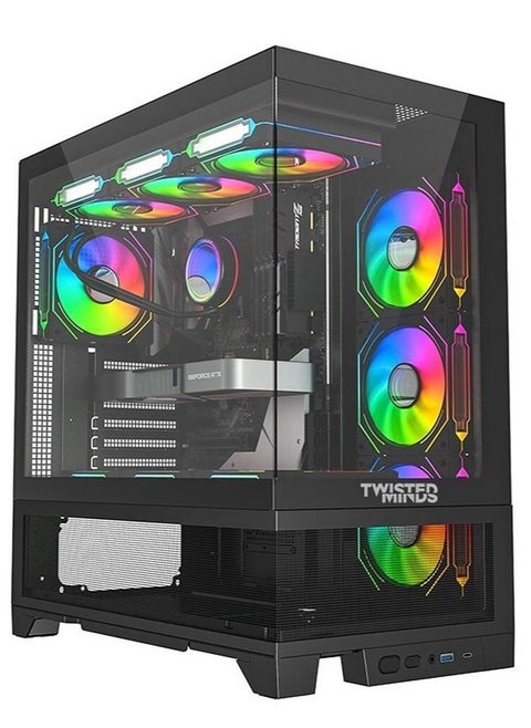 Rogue Gaming PC - Intel Core i7-12700F Desktop Processor, 12 Cores & 20 Threads, DDR4 32GB (2*16) 3600MHz Ram, Nvidia GeForce RTX 4060Ti OC Edition 8GB GDDR6 Graphics Card, 2TB NVMe M.2 SSD, 3 Fan AIO Liquid Cooler, 750W Standard Power Supply, Windows 11 Pro | Wi-Fi