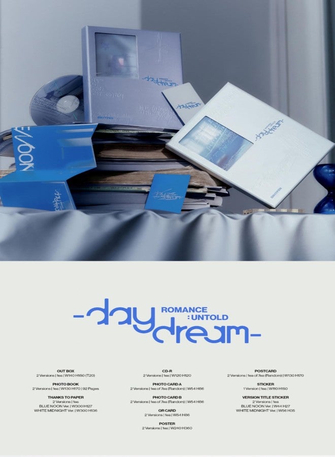 Koread ENHYPEN Daydream ROMANCE : UNTOLD 2nd Album Repackage (Photobook - BLUE NOON Ver) - Image 2