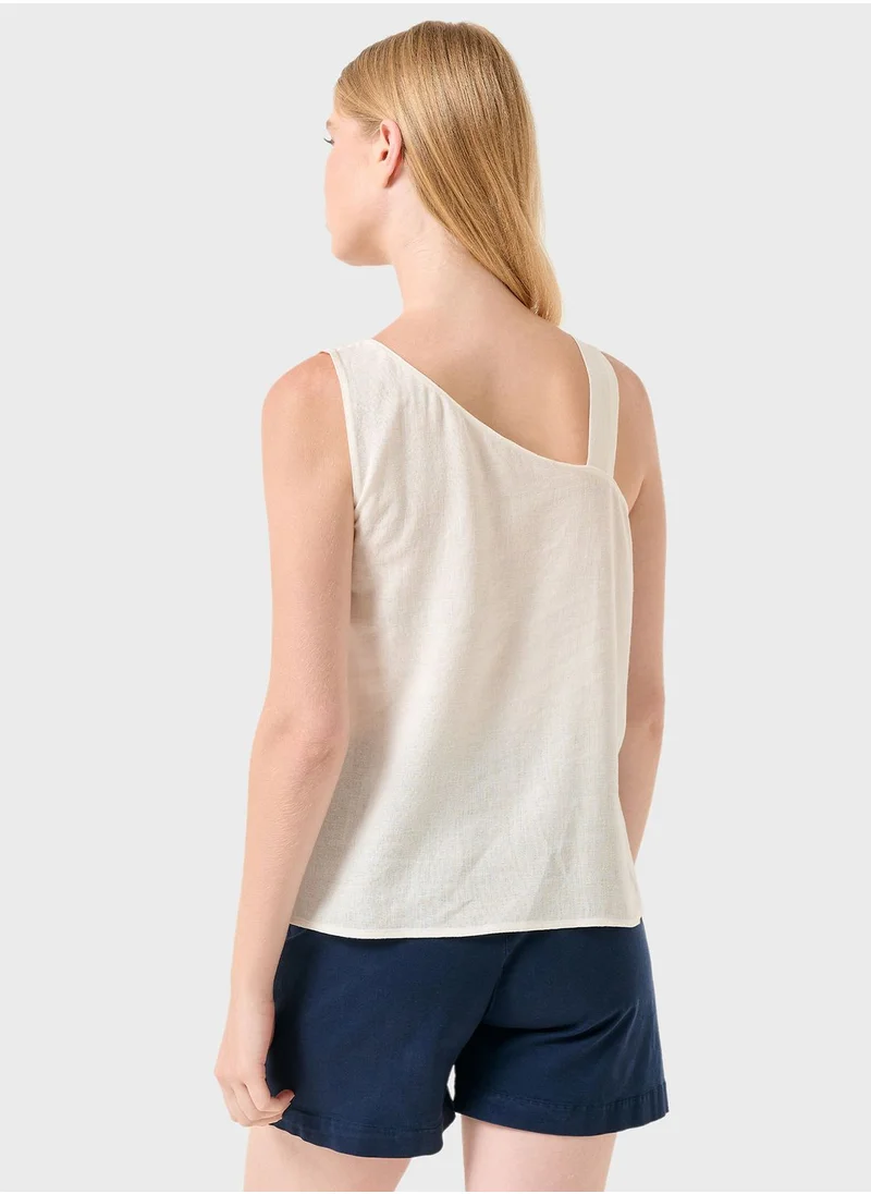 Jimmy Key One Shoulder Knitted Top