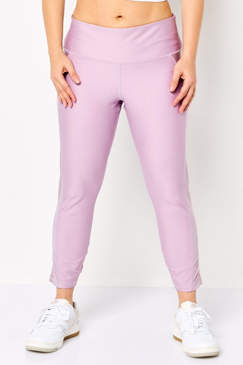 UNDER ARMOUR Women Sportswear Fit Training Leggings, Old Pink - Image 1