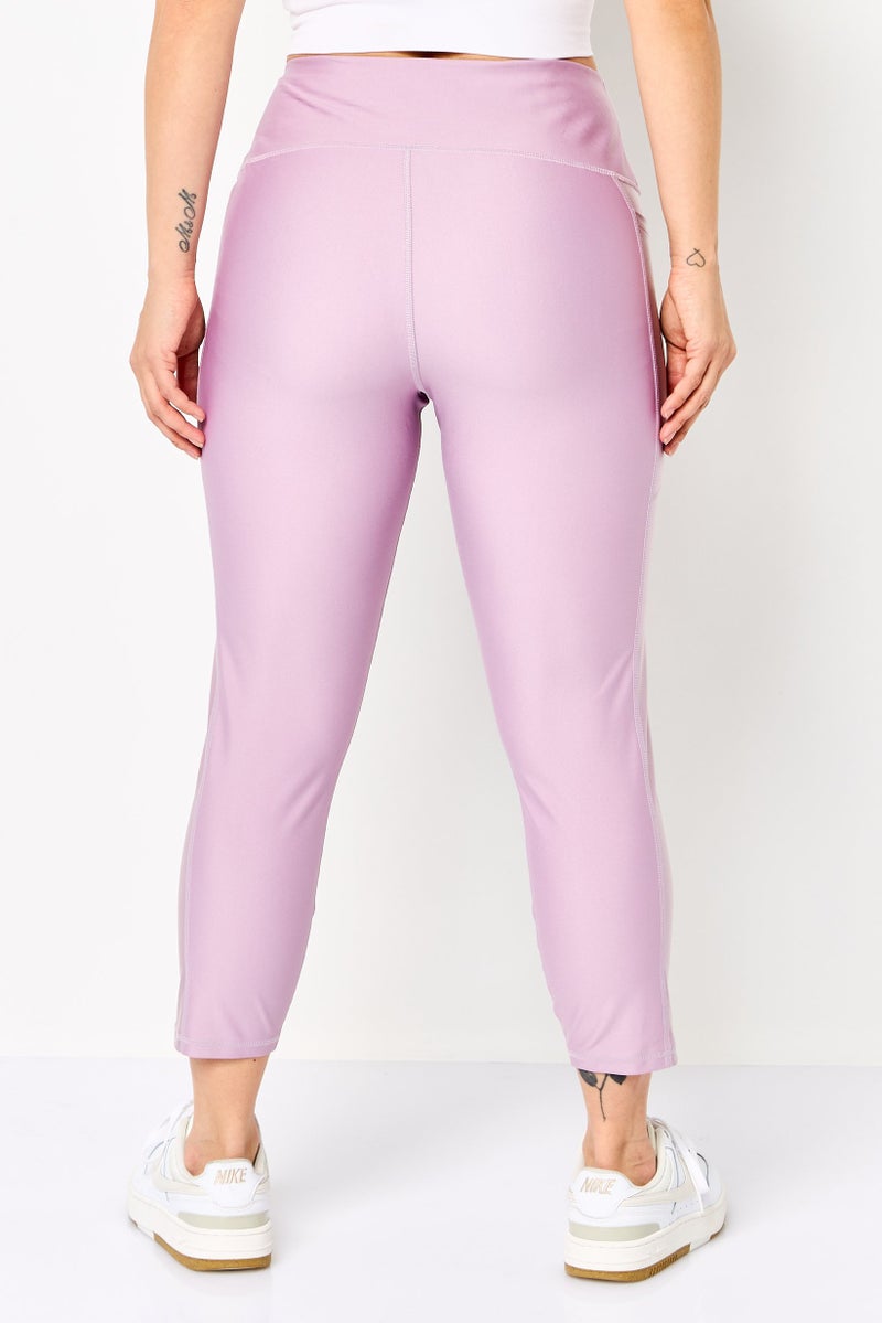 UNDER ARMOUR Women Sportswear Fit Training Leggings, Old Pink - Image 2