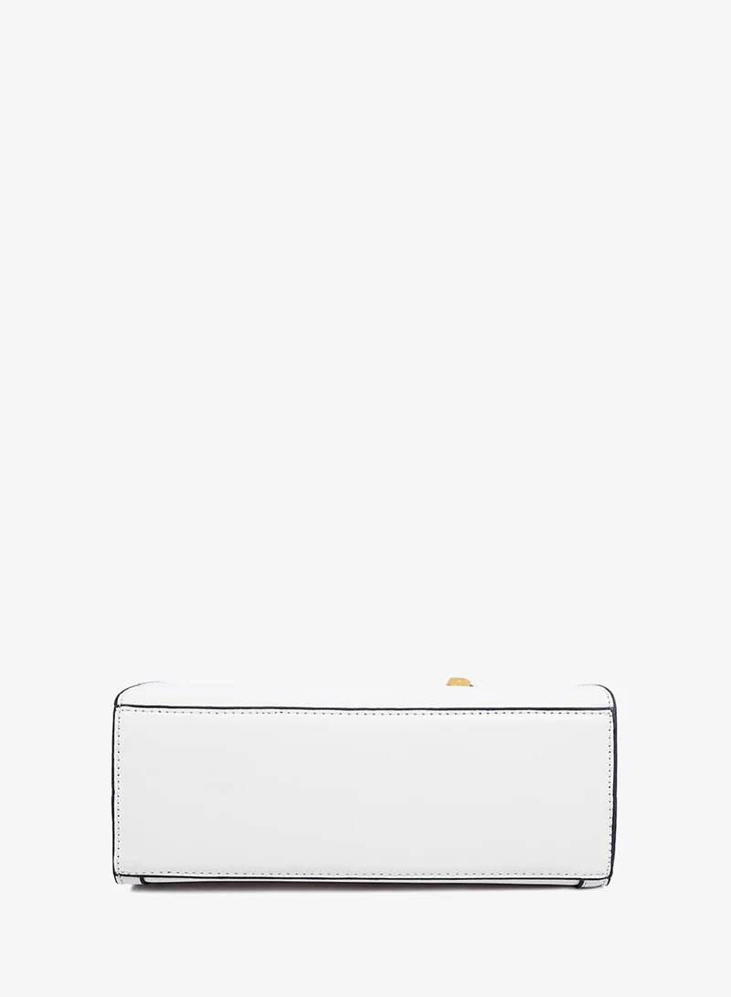 London Rag  London Rag White Cane Handle Hand Bag for Women | Best Price UAE