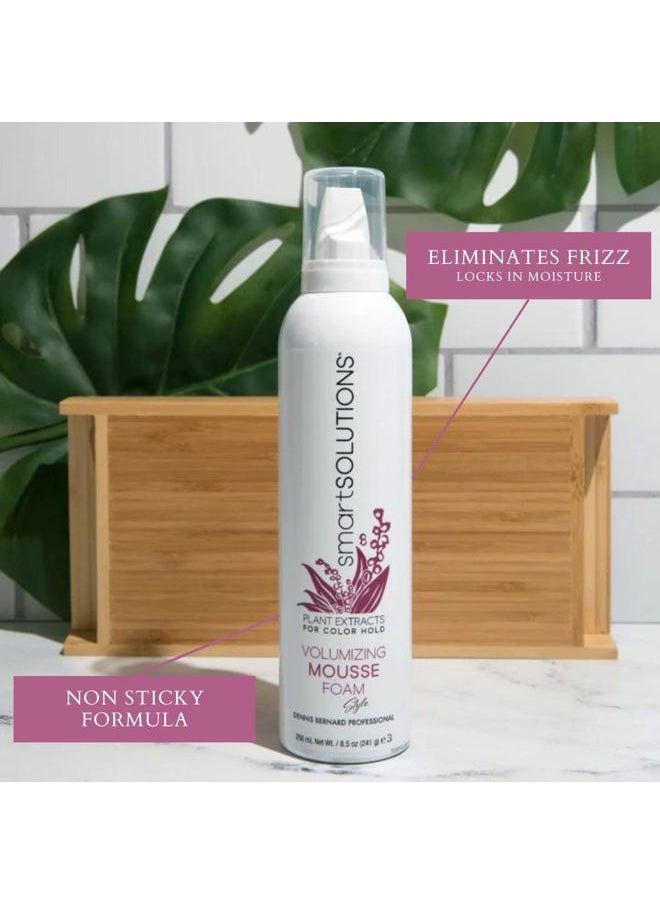 Smart Solutions smartSOLUTIONS Volumizing Mousse Foam, 8.5 oz | Non-Sticky | Weightless Styling Aid  - Image 2