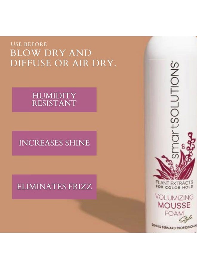 Smart Solutions smartSOLUTIONS Volumizing Mousse Foam, 8.5 oz | Non-Sticky | Weightless Styling Aid  - Image 3