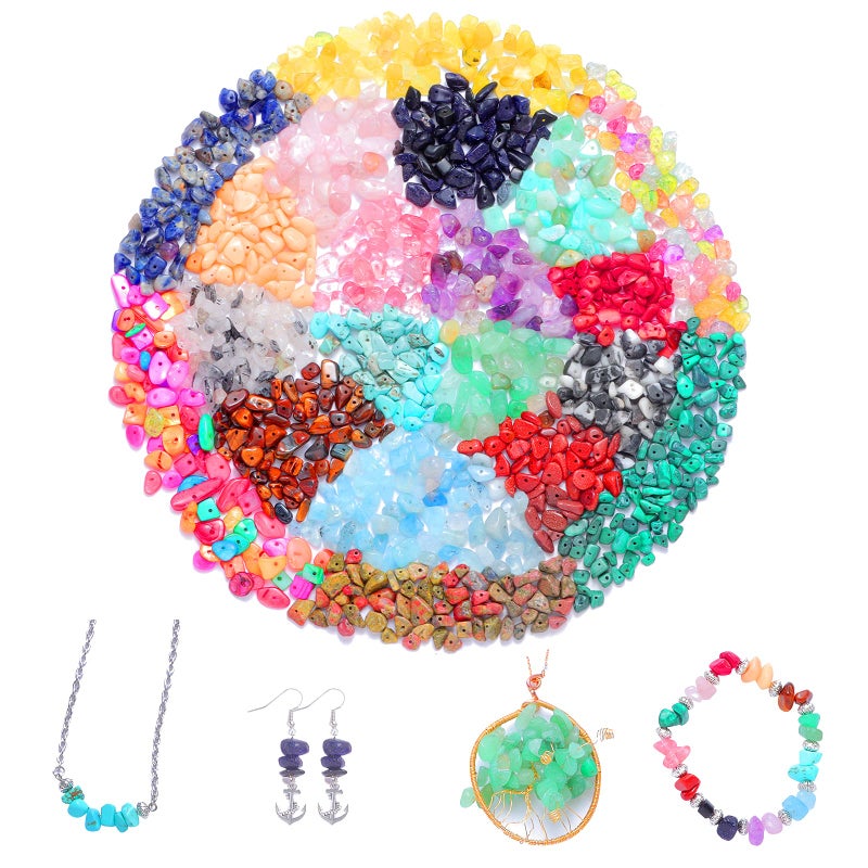 Xmada Jewelry Making Supplies Kit - 1587 PCS Beads, Crystal Beads, Jewelry Pliers, Beading Wire, Earring Hooks, Rings, Bracelets for Girls and Adults - Image 3