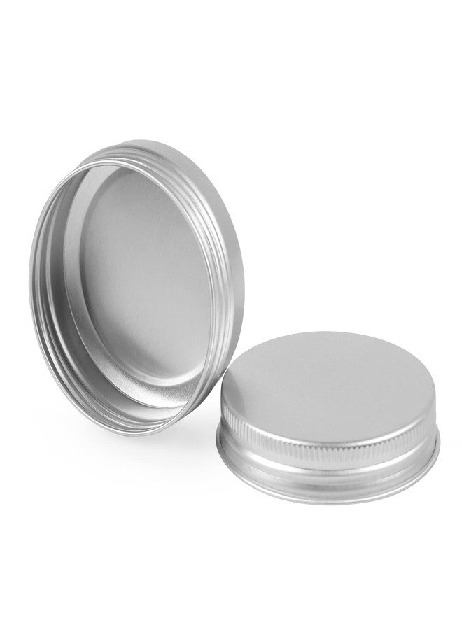 CABAX 1 oz Silver Tins, Round Aluminum Empty Cans with Lids for Candle Making Arts Crafts Storage Cosmetic Lip Balm Cream, 12 Pcs - Image 5