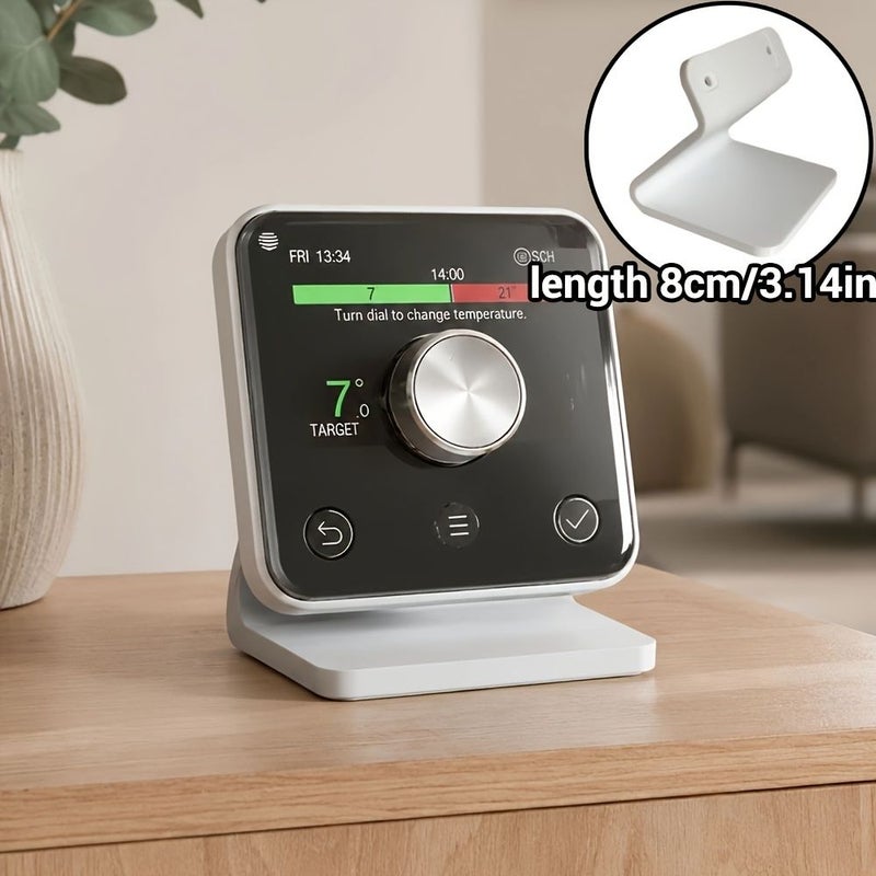 Wall Mount Desk Stand Holder For Hive Thermostat Unit With White Docking Station Space Saving Heating Office Central Heating System - Image 2