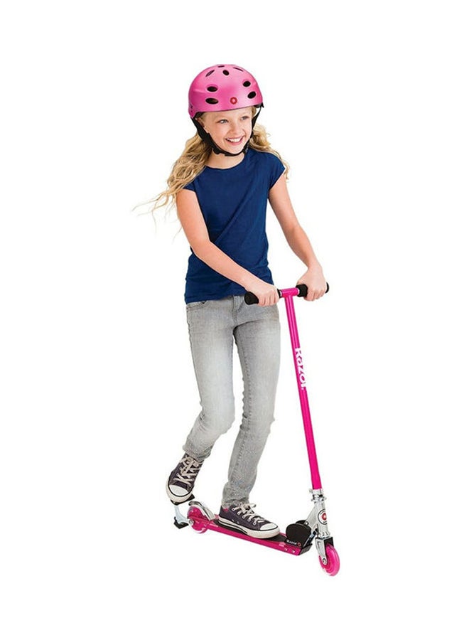 ريزر سكوتر Razor S Spark Sport Kick - وردي - عجلات مضيئة LED، شريط قبضة كامل السطح، شريط Spark، إطار خفيف الوزن من الألومنيوم، قابل للطي - Image 3