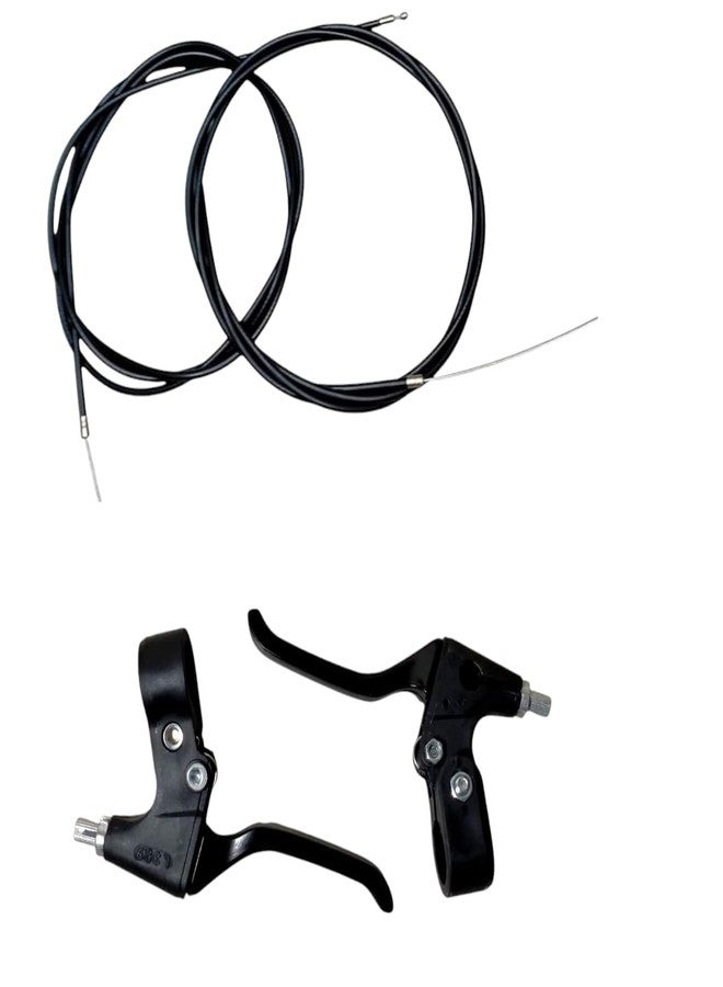 CYIDER Disc Brake Lever and Cable Wire Set for Bicycle | Universal Bike Lever with Brake Wire Combo | Heavy Duty Cycle Brake Lever Kit for MTB, Road Bike, Kids Cycle - Image 1